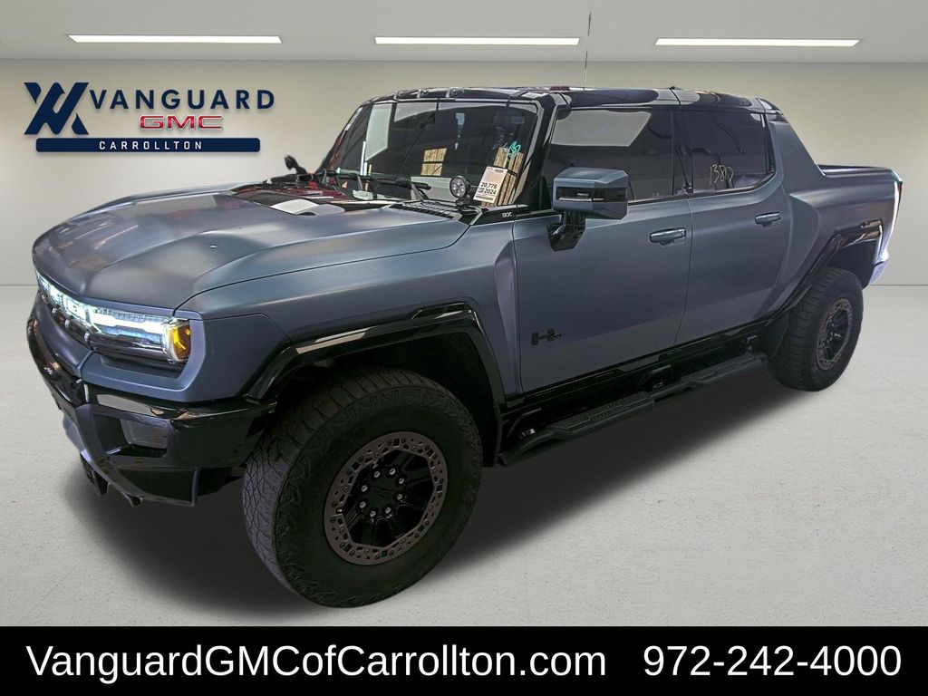 Neptune Blue Matte 2024 GMC Hummer EV Pickup Pickup Truck All-Wheel Drive 1-Speed Automatic