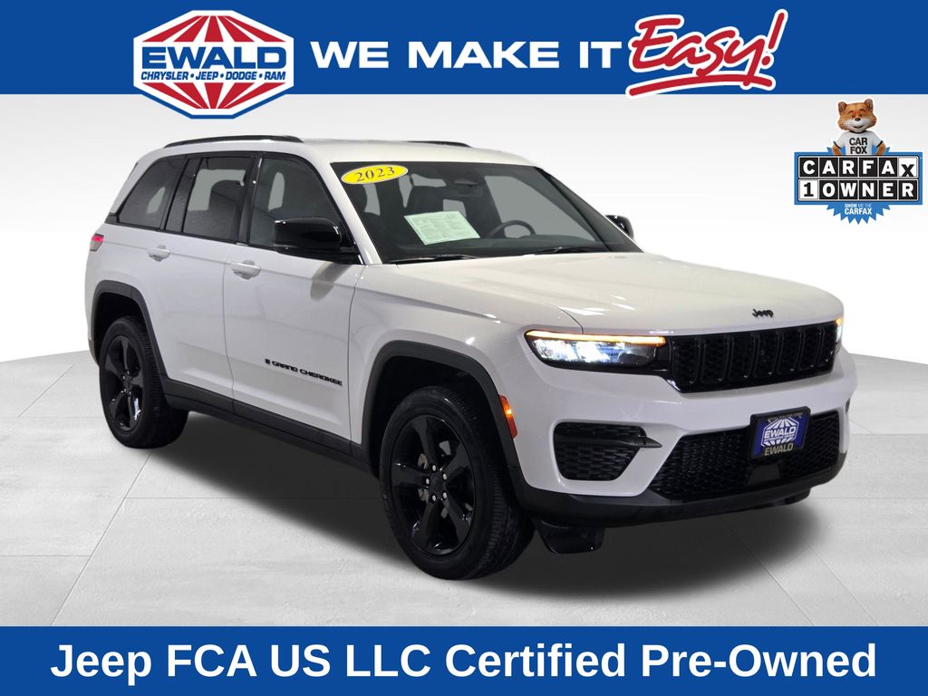 Bright White Clearcoat 2023 Jeep Grand Cherokee SUV / Crossover Four-Wheel Drive 8-Speed Automatic