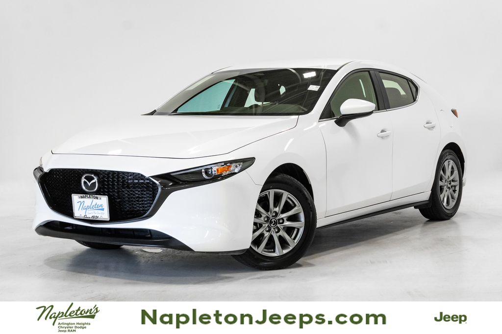 Snowflake White Pearl Mica 2026 Mazda MAZDA3 Hatchback Front-Wheel Drive 6-Speed Automatic