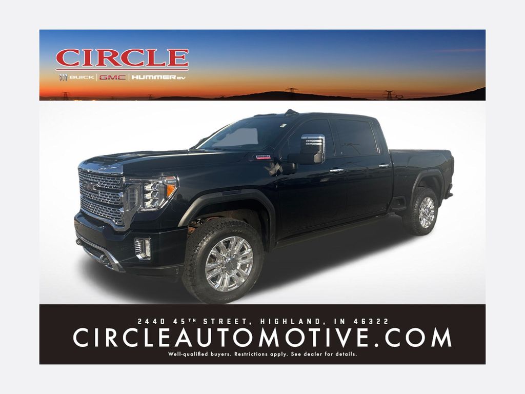 Onyx Black 2021 GMC Sierra 2500HD Denali Crew Cab 4WD Pickup Truck Four-Wheel Drive Automatic