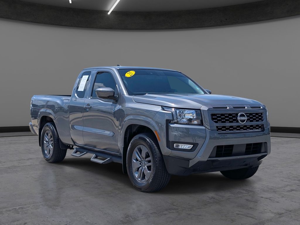 Gray (Gun Metallic) 2025 Nissan Frontier Pickup Truck 4X2 9-Speed Automatic Overdrive