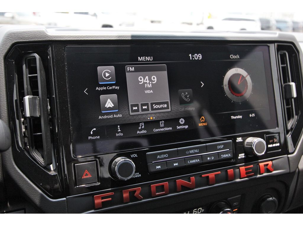 2025 Nissan Frontier PRO-4X Red at Bravo Nissan
