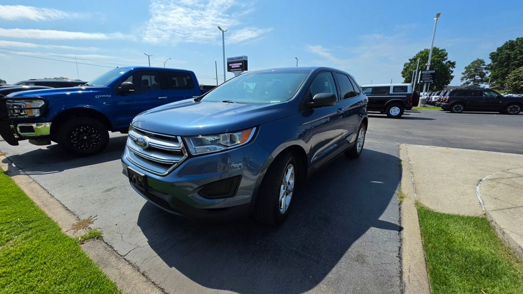 Blue Metallic 2018 Ford Edge SUV / Crossover Front-Wheel Drive 6-Speed Automatic