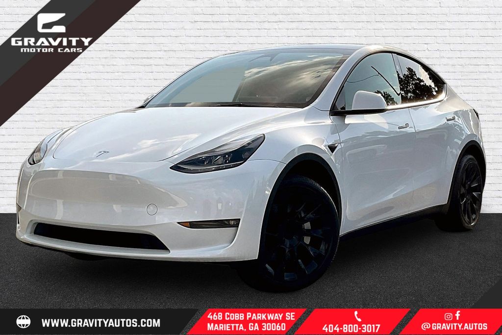 White 2023 Tesla Model Y SUV / Crossover All-Wheel Drive 1-Speed Automatic