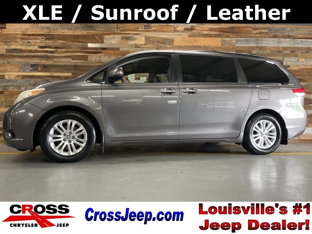 Predawn Gray Mica 2013 Toyota Sienna XLE 7-Passenger Minivan Front-Wheel Drive 6-Speed Automatic Overdrive