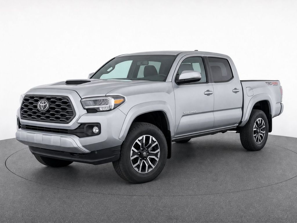 Celestial Silver Metallic 2023 Toyota Tacoma Pickup Truck Four-Wheel Drive 6-Speed Automatic