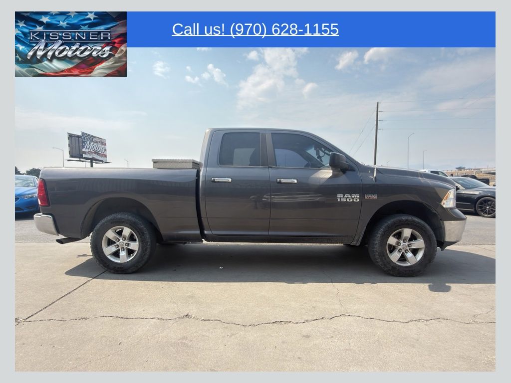 Gray (Granite Crystal Metallic Clearcoat) 2017 RAM 1500 Pickup Truck Four-Wheel Drive 8-Speed Automatic