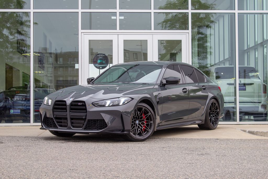 Gray (Dravit Grey Metallic) 2025 BMW M3 Sedan All-Wheel Drive 8-Speed Automatic