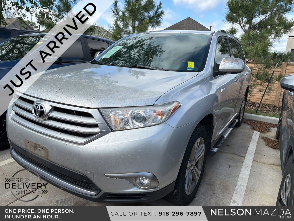 Silver 2012 Toyota Highlander Limited SUV / Crossover Front-Wheel Drive 5-Speed Automatic Overdrive