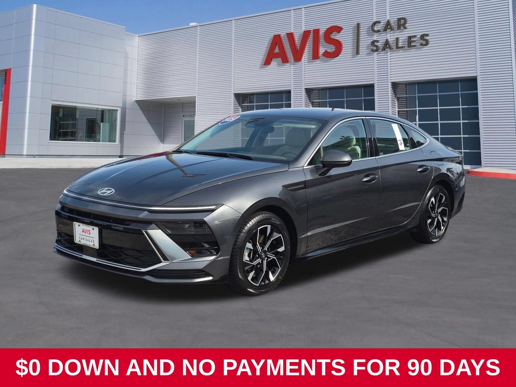 Portofino Gray 2025 Hyundai Sonata Sedan Front-Wheel Drive 8-Speed Automatic