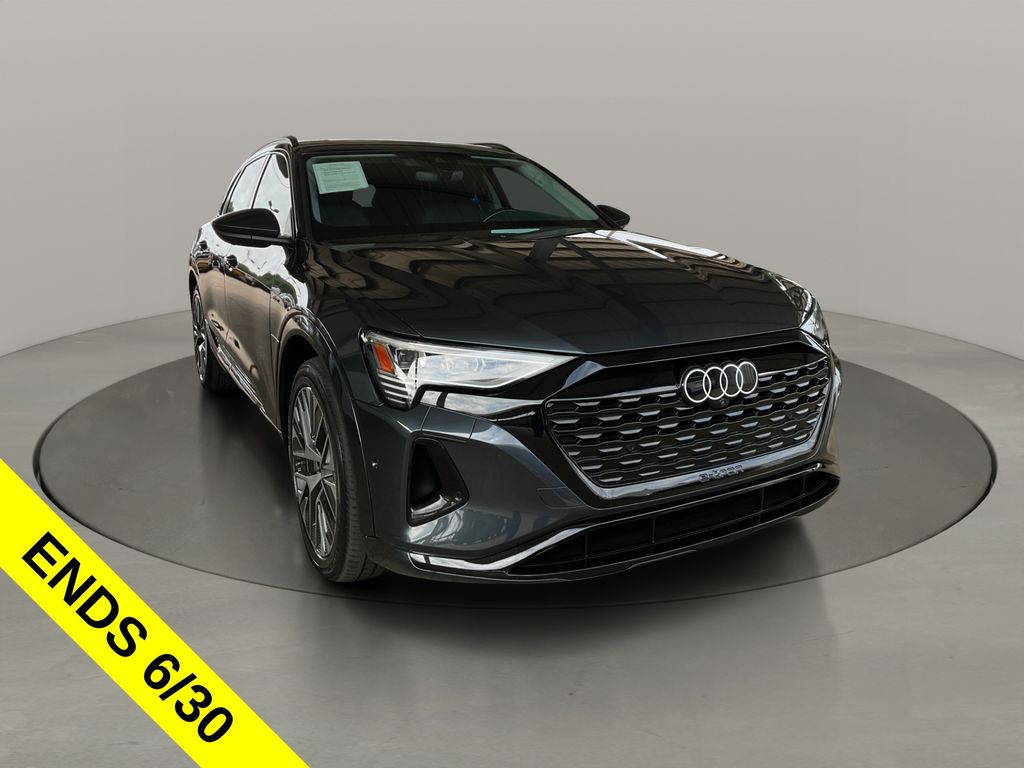 Manhattan Gray Metallic 2024 Audi Q8 e-tron SUV / Crossover All-Wheel Drive Automatic