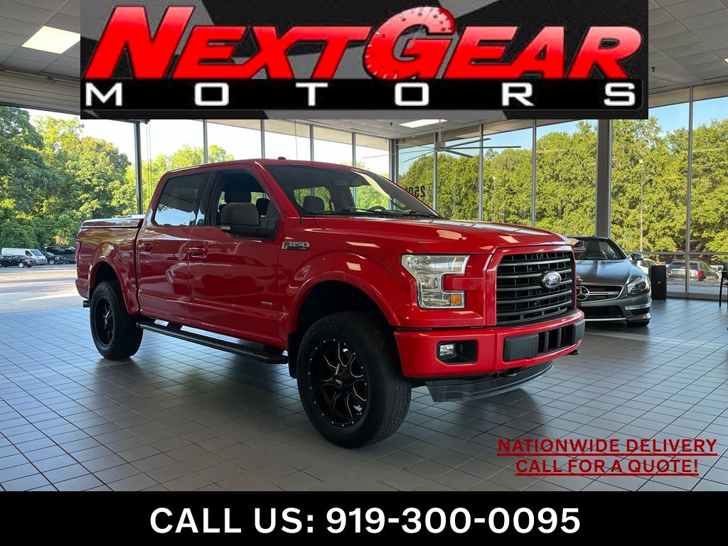 Race Red 2016 Ford F-150 Pickup Truck Four-Wheel Drive 6-Speed Automatic