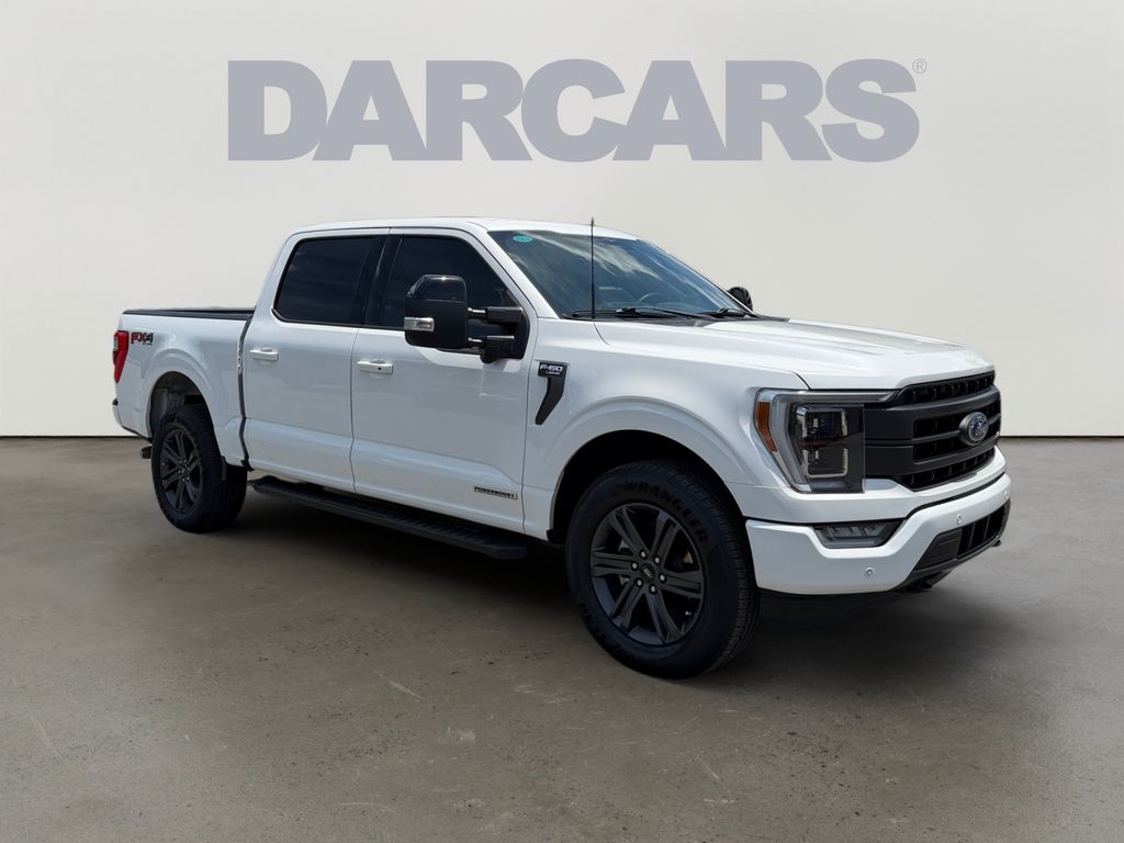White Metallic 2023 Ford F-150 Pickup Truck Four-Wheel Drive Automatic