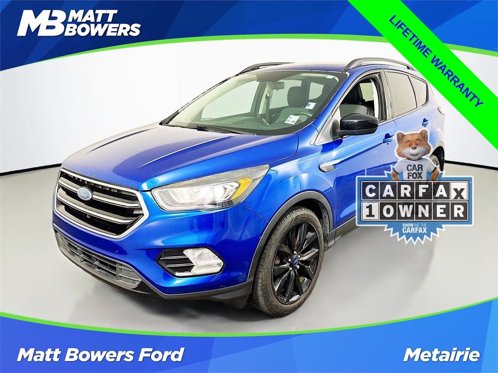 Lightning Blue 2018 Ford Escape SE FWD SUV / Crossover Front-Wheel Drive 6-Speed Automatic