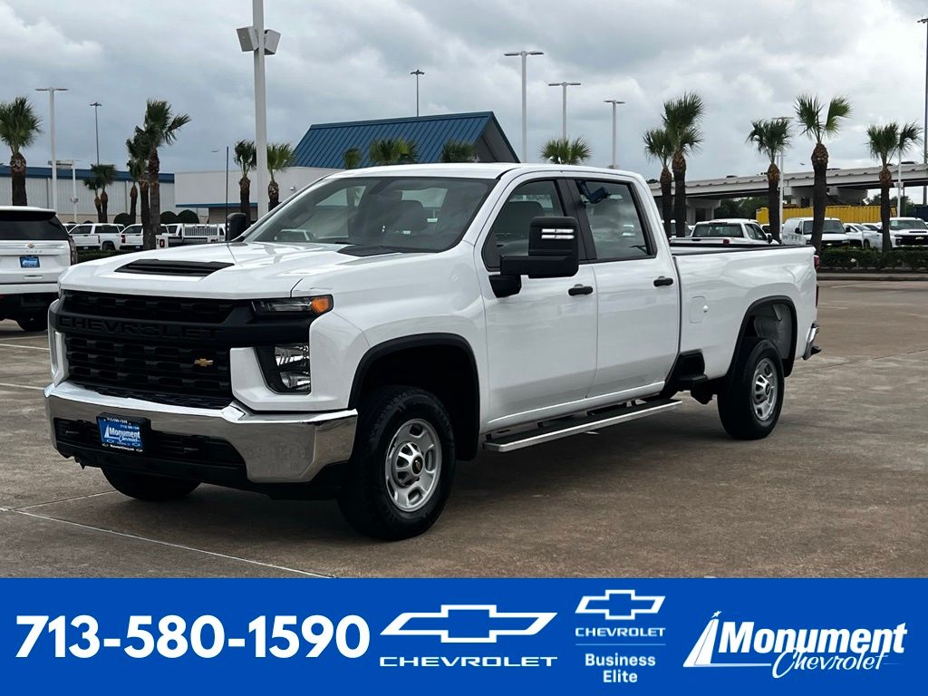 Summit White 2022 Chevrolet Silverado 2500HD Work Truck Crew Cab RWD Pickup Truck 4X2 6-Speed Automatic