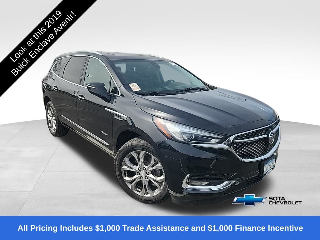 Black (Ebony Twilight Metallic) 2019 Buick Enclave Avenir AWD SUV / Crossover Four-Wheel Drive 9-Speed Automatic