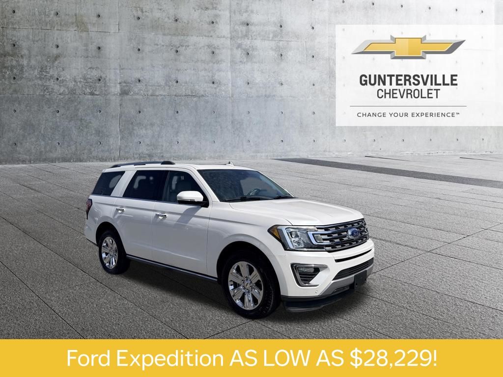 White Platinum Clearcoat Metallic 2019 Ford Expedition SUV / Crossover 4X2 Automatic
