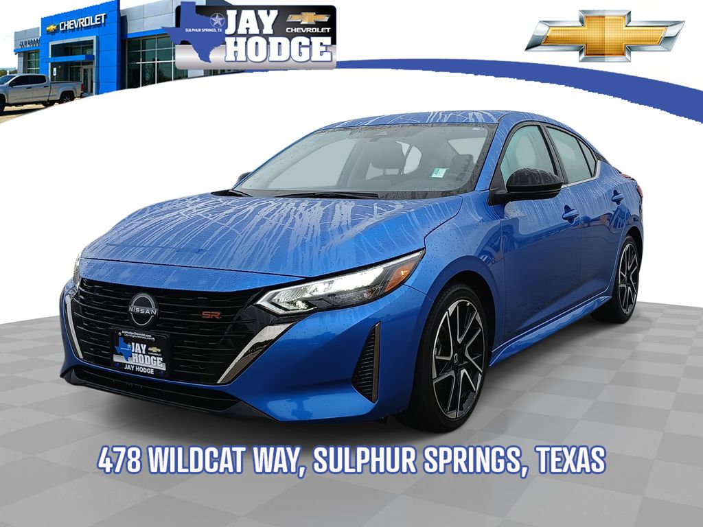Electric Blue Metallic 2025 Nissan Sentra SR FWD Sedan Front-Wheel Drive Continuously Variable Transmission