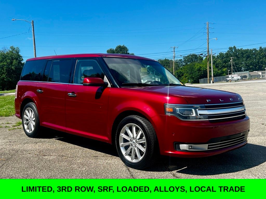 Ruby Red Metallic Tinted Clearcoat 2018 Ford Flex Limited SUV / Crossover Front-Wheel Drive 6-Speed Automatic