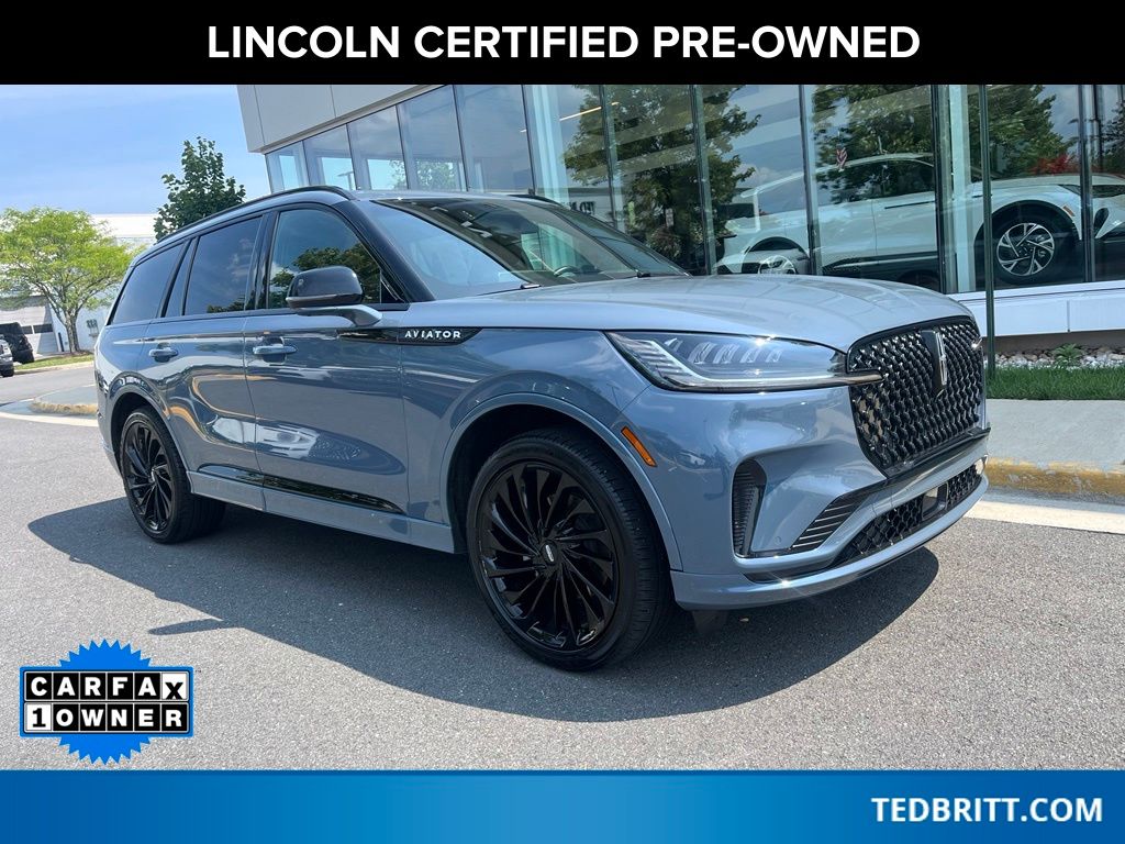 Blue Metallic 2025 Lincoln Aviator SUV / Crossover All-Wheel Drive Automatic