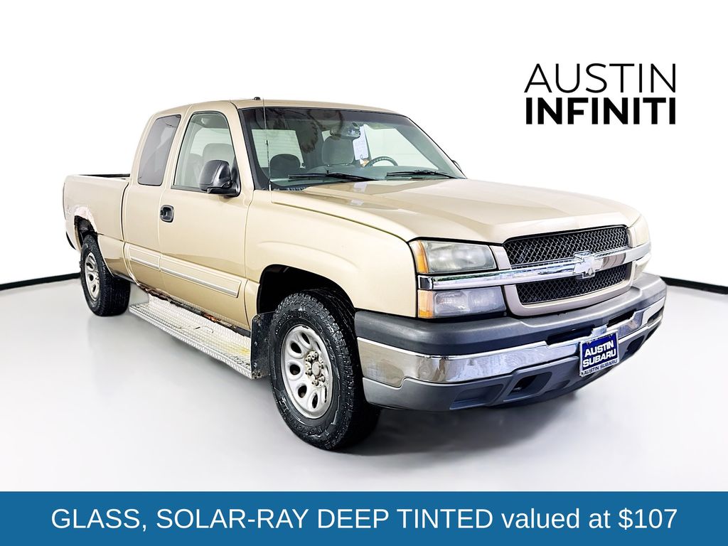 Sandstone Metallic 2005 Chevrolet Silverado 1500 Pickup Truck Four-Wheel Drive 4-Speed Automatic Overdrive