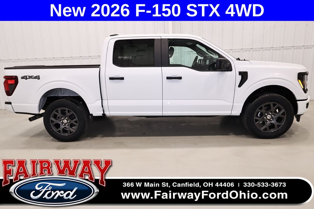 Oxford White 2026 Ford F-150 Pickup Truck Four-Wheel Drive Automatic