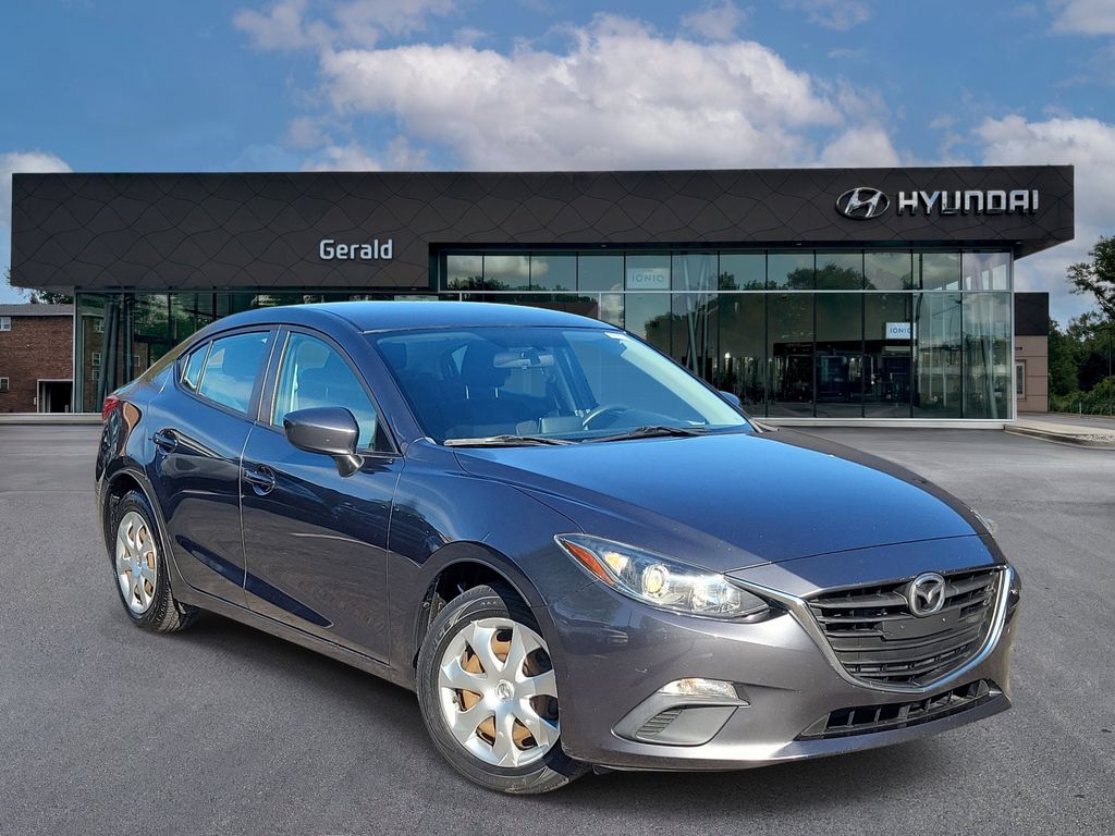 Meteor Gray Mica 2015 Mazda MAZDA3 i Sport Sedan Front-Wheel Drive 6-Speed Automatic