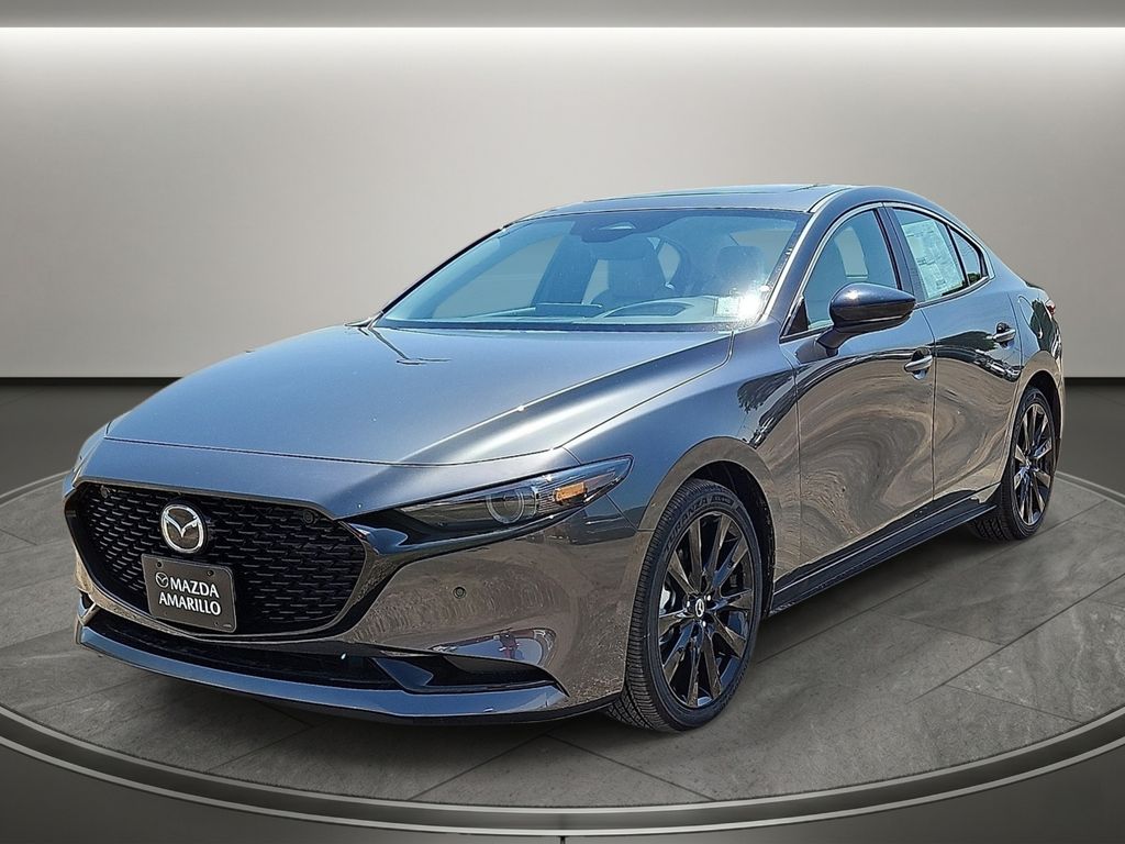 Machine Gray Metallic 2025 Mazda MAZDA3 Sedan All-Wheel Drive 6-Speed Automatic