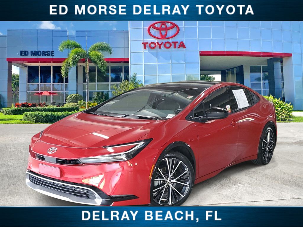 Supersonic Red 2023 Toyota Prius Hatchback Front-Wheel Drive Continuously Variable Transmission