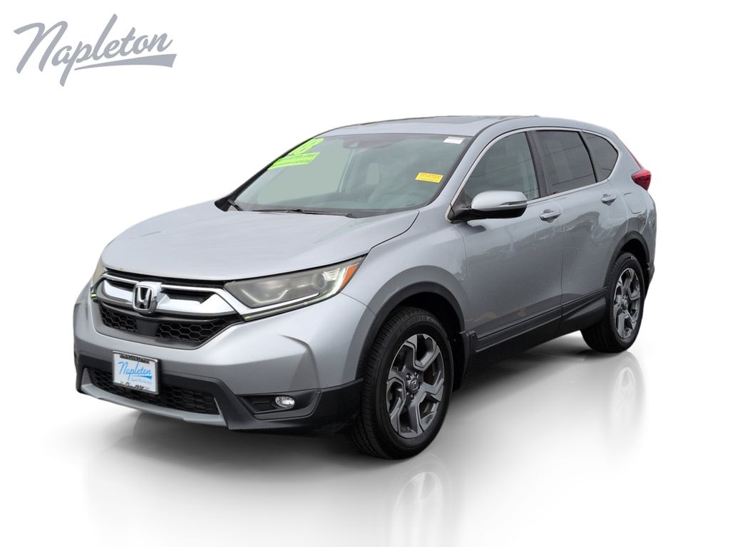 Lunar Silver Metallic 2018 Honda CR-V SUV / Crossover All-Wheel Drive Continuously Variable Transmission
