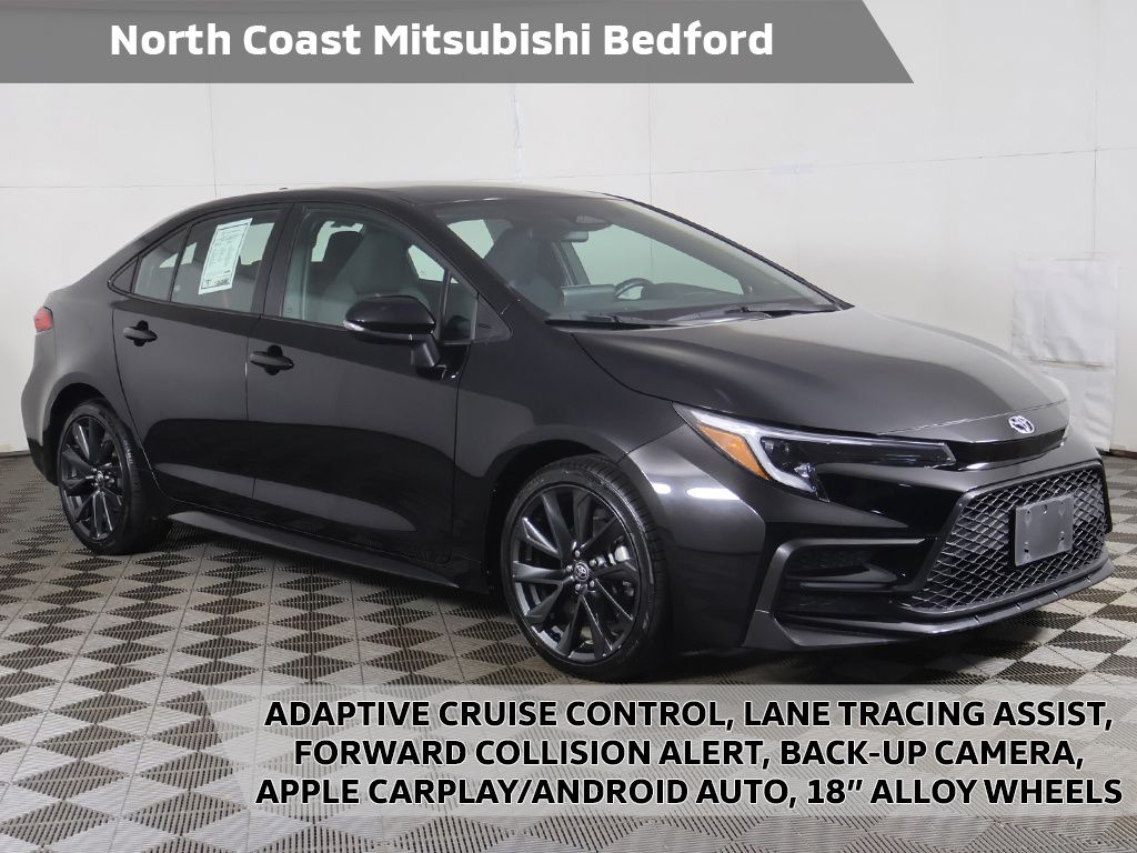 Midnight Black Metallic 2024 Toyota Corolla Sedan Front-Wheel Drive Continuously Variable Transmission