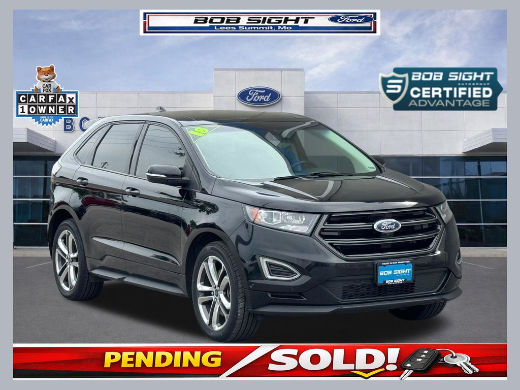Shadow Black 2018 Ford Edge SUV / Crossover All-Wheel Drive 6-Speed Automatic