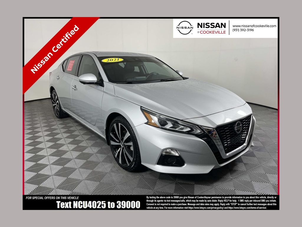 Brilliant Silver Metallic 2021 Nissan Altima Sedan All-Wheel Drive Continuously Variable Transmission