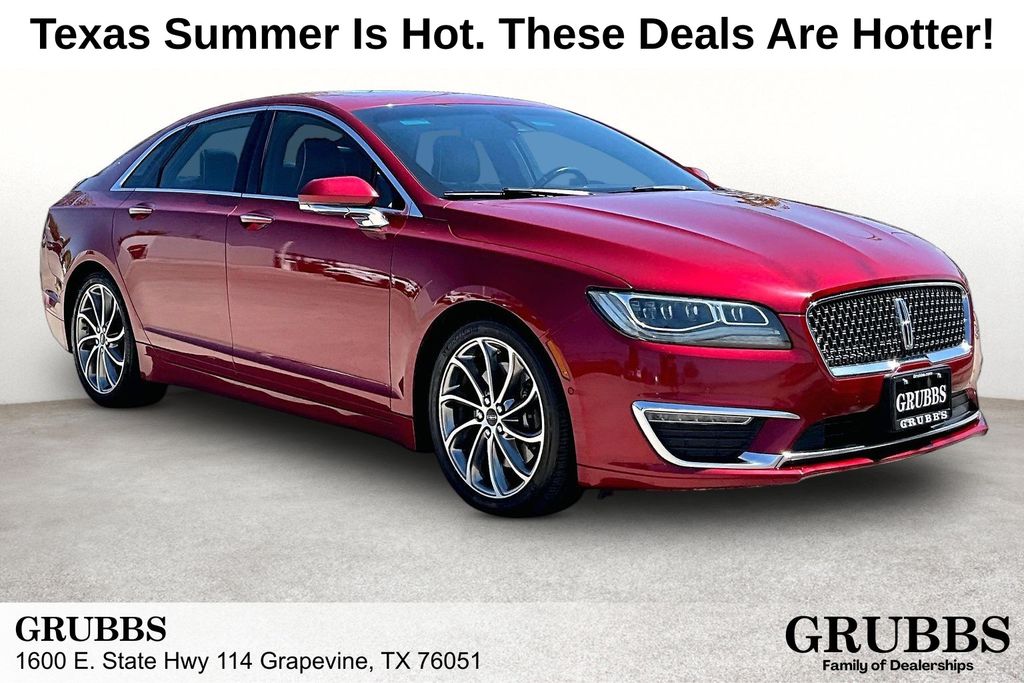 Ruby Red Metallic 2017 Lincoln MKZ Sedan All-Wheel Drive 6-Speed Automatic