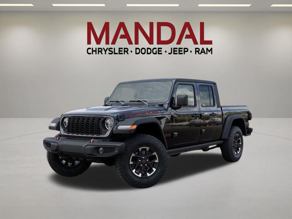 Black Clearcoat 2026 Jeep Gladiator Pickup Truck Four-Wheel Drive 8-Speed Automatic