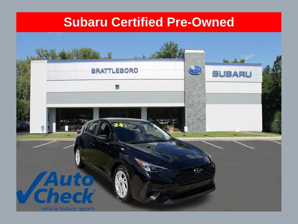 Crystal Black Silica 2024 Subaru Impreza Wagon All-Wheel Drive Continuously Variable Transmission