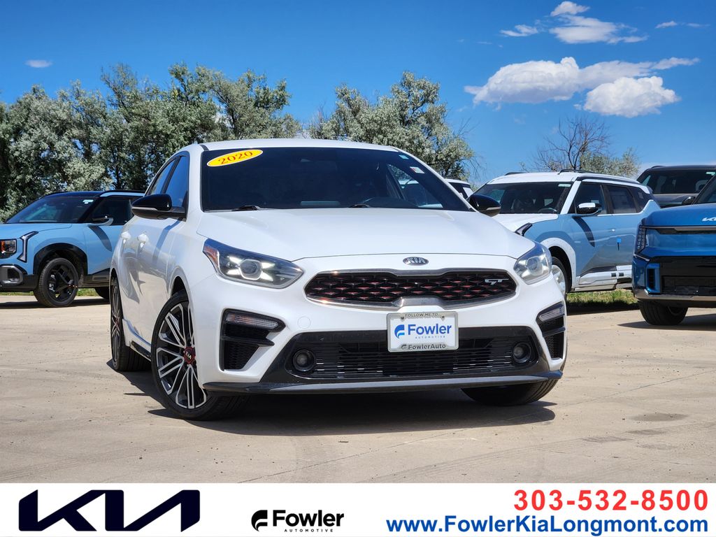 Snow White Pearl 2020 Kia Forte Sedan Front-Wheel Drive 7-Speed Automatic
