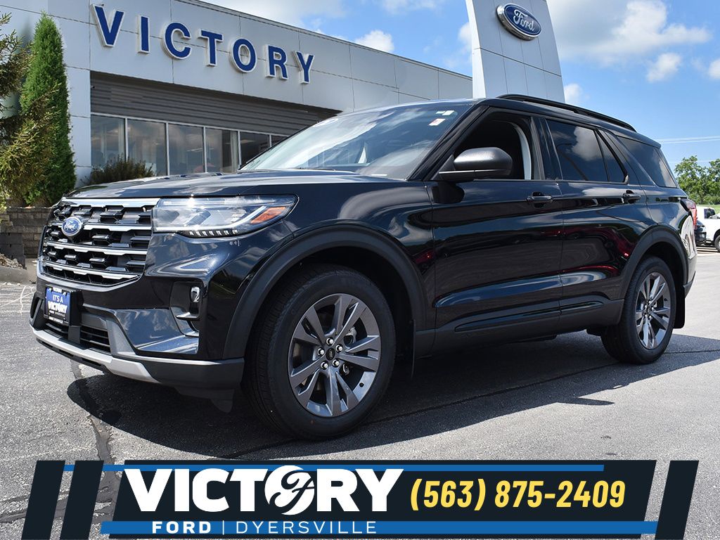 Agate Black Metallic 2026 Ford Explorer SUV / Crossover All-Wheel Drive Automatic