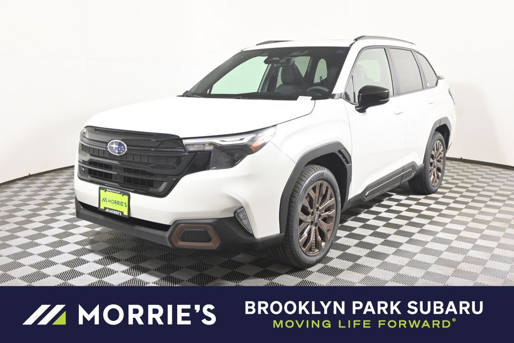Crystal White Pearl 2026 Subaru Forester SUV / Crossover All-Wheel Drive Continuously Variable Transmission