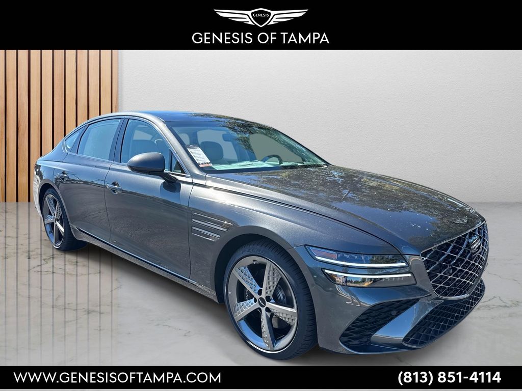 Makalu Gray 2026 Genesis G80 Sedan All-Wheel Drive 8-Speed Automatic