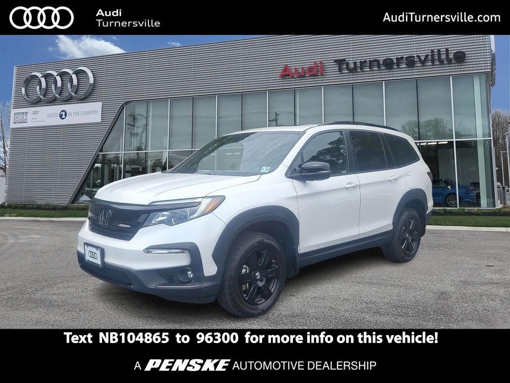 Platinum White 2022 Honda Pilot SUV / Crossover All-Wheel Drive 9-Speed Automatic