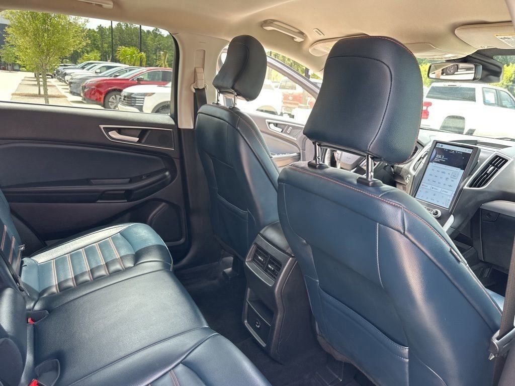 2022 Stone Blue Metallic Ford Edge SEL AWD SUV