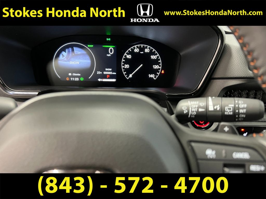 2025 Honda CR-V Hybrid Sport White at Stokes Honda North