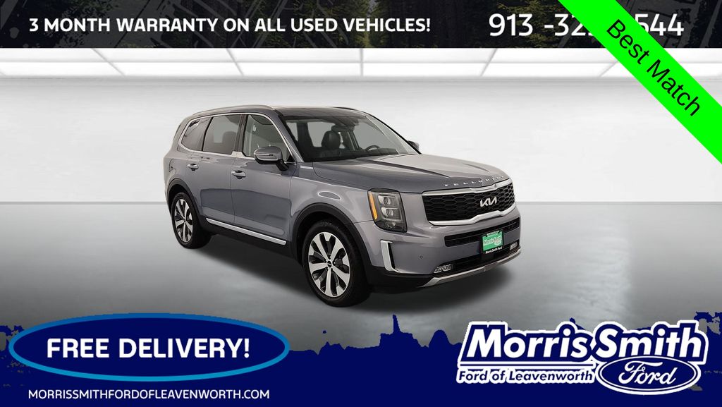 Everlasting Silver 2022 Kia Telluride SX AWD SUV / Crossover All-Wheel Drive 8-Speed Automatic