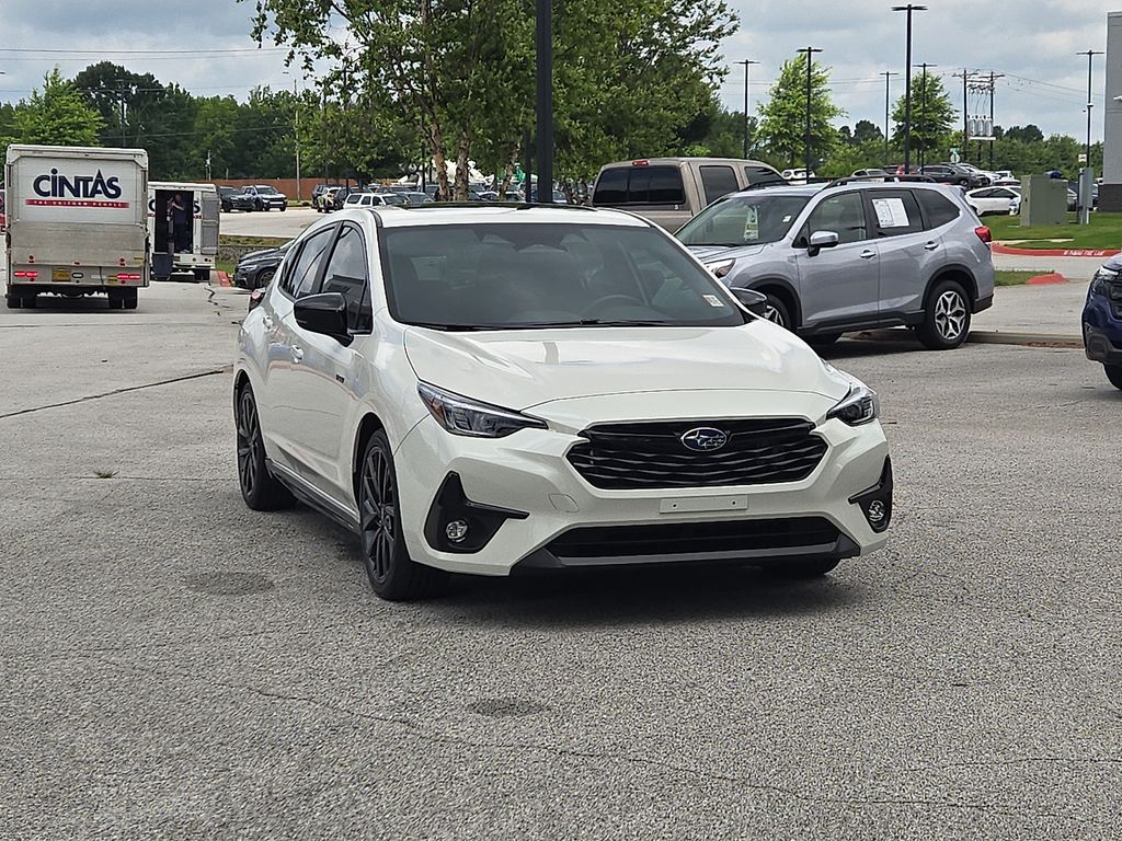 Crystal White Pearl 2024 Subaru Impreza RS AWD Wagon All-Wheel Drive Continuously Variable Transmission