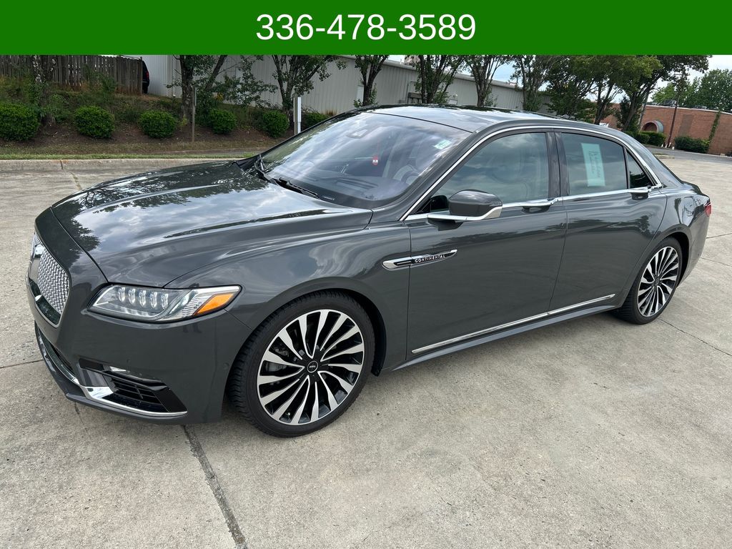 Black (Chroma Caviar Dark Gray Premium Met (Chromoflare)) 2019 Lincoln Continental Black Label AWD Sedan All-Wheel Drive 6-Speed Automatic