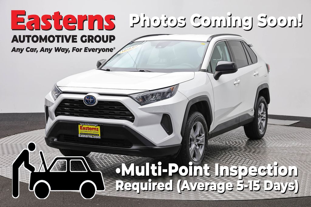 White 2022 Toyota RAV4 Hybrid SUV / Crossover All-Wheel Drive Continuously Variable Transmission