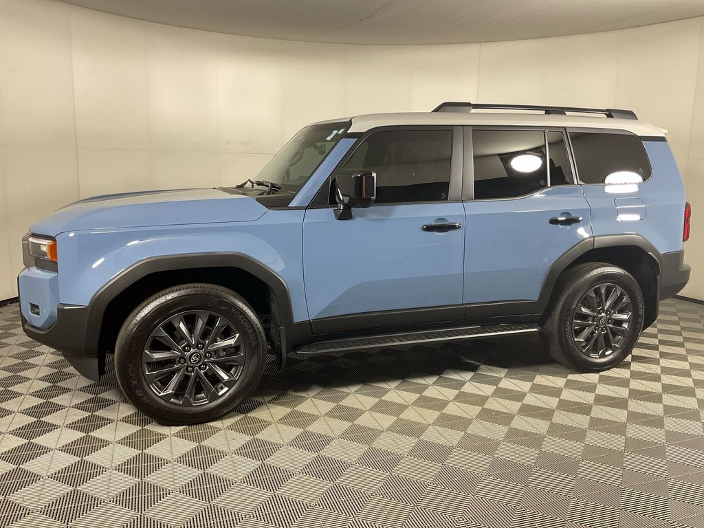 Heritage Blue/Gray Scape 2025 Toyota Land Cruiser 4WD SUV / Crossover Four-Wheel Drive 8-Speed Automatic