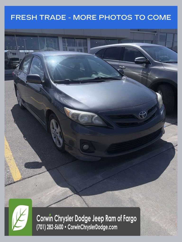 Gray 2011 Toyota Corolla S Sedan Front-Wheel Drive 4-Speed Automatic