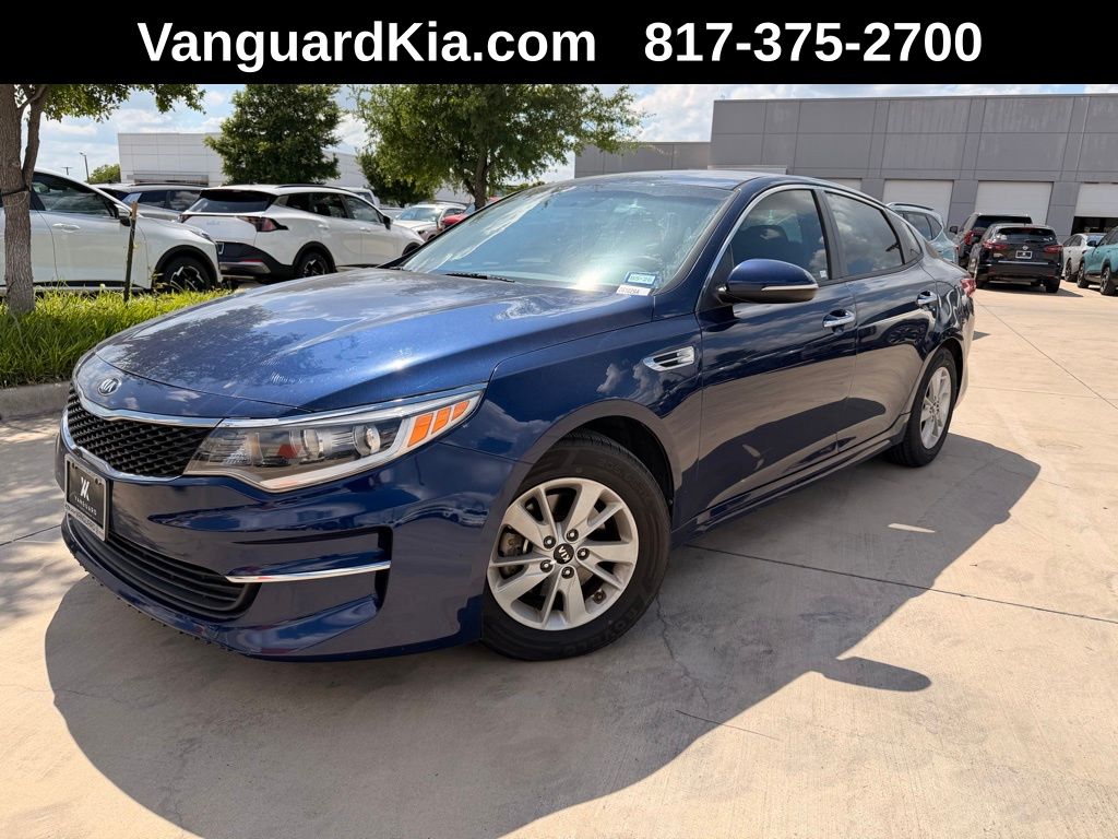 Horizon Blue 2018 Kia Optima LX Sedan Front-Wheel Drive 6-Speed Automatic